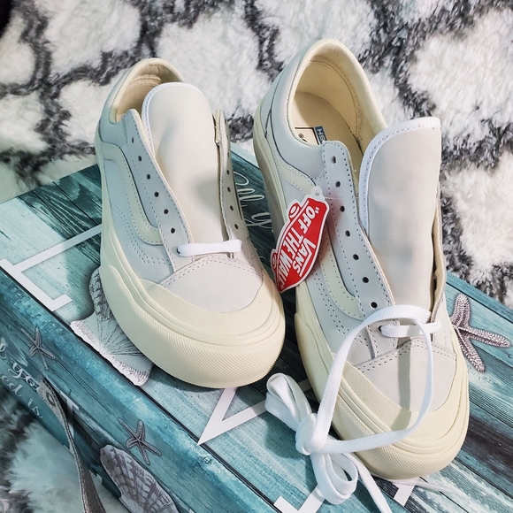 Vans unisex style 36 sf leather antique white - Picture 6 of 12